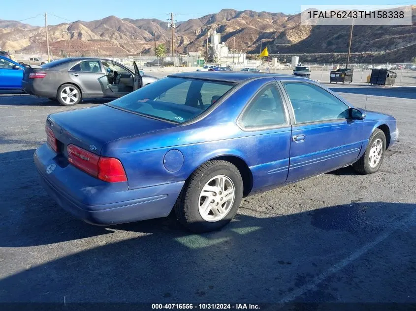 1996 Ford Thunderbird Lx VIN: 1FALP6243TH158338 Lot: 40716556