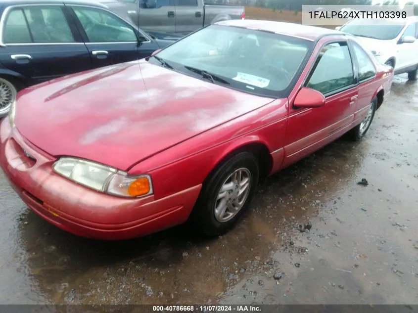 1996 Ford Thunderbird Lx VIN: 1FALP624XTH103398 Lot: 40786668