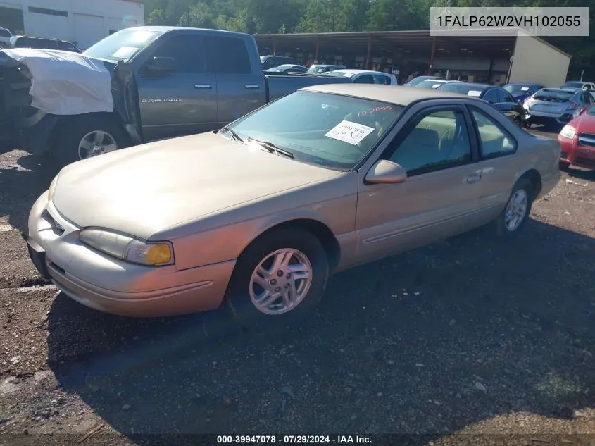 1997 Ford Thunderbird Lx VIN: 1FALP62W2VH102055 Lot: 39947078