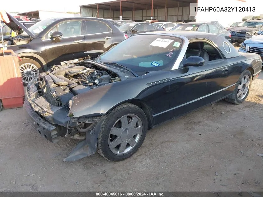 1FAHP60A32Y120413 2002 Ford Thunderbird