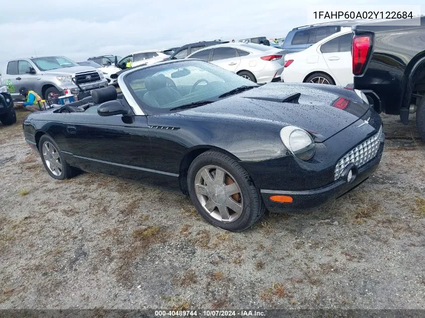 2002 Ford Thunderbird VIN: 1FAHP60A02Y122684 Lot: 40489744