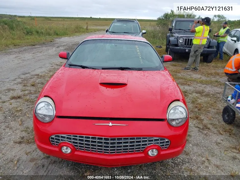 2002 Ford Thunderbird Premium VIN: 1FAHP60A72Y121631 Lot: 40541683