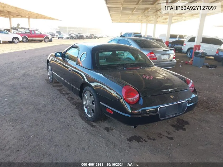 2002 Ford Thunderbird Premium VIN: 1FAHP60A92Y127897 Lot: 40613963