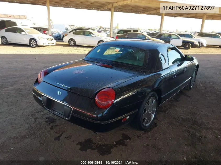 2002 Ford Thunderbird Premium VIN: 1FAHP60A92Y127897 Lot: 40613963