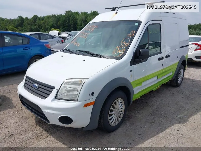 2010 Ford Transit Connect Xlt VIN: NM0LS7DN2AT002545 Lot: 12063595