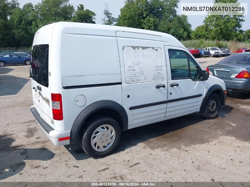 2010 Ford Transit Connect Xlt VIN: NM0LS7DNXAT012286 Lot: 40123639