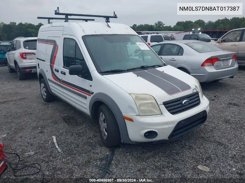 2010 Ford Transit Connect Xlt VIN: NM0LS7DN8AT017387 Lot: 40456907