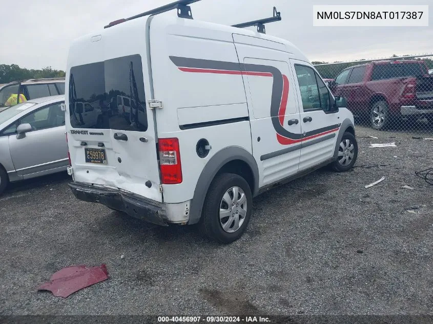 2010 Ford Transit Connect Xlt VIN: NM0LS7DN8AT017387 Lot: 40456907