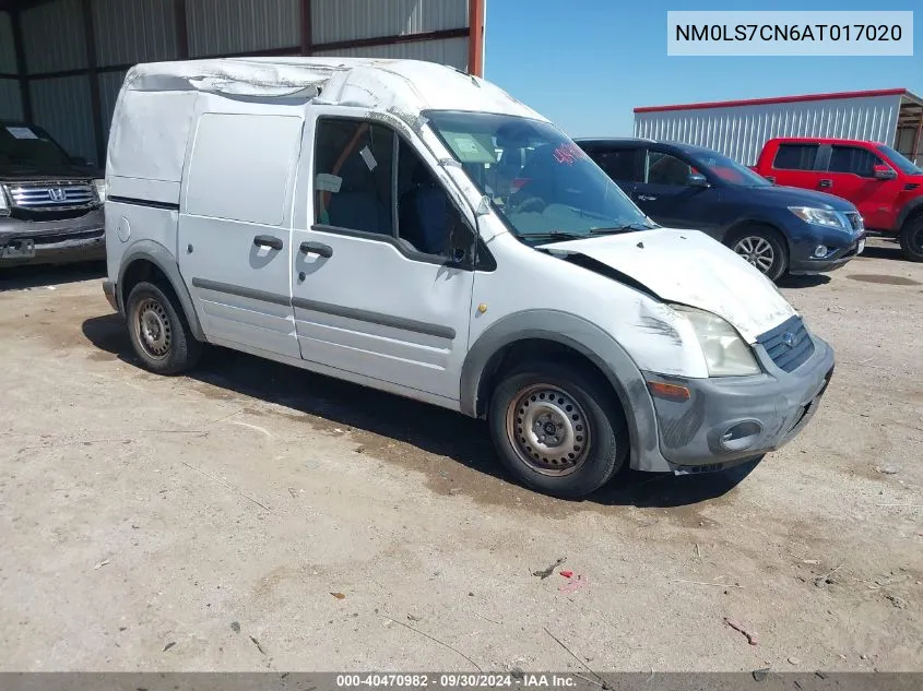 2010 Ford Transit Connect Xl VIN: NM0LS7CN6AT017020 Lot: 40470982