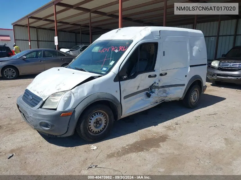 2010 Ford Transit Connect Xl VIN: NM0LS7CN6AT017020 Lot: 40470982