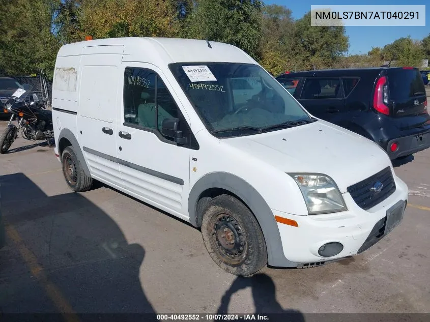 2010 Ford Transit Connect Xlt VIN: NM0LS7BN7AT040291 Lot: 40492552