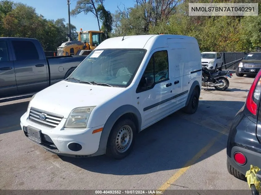 2010 Ford Transit Connect Xlt VIN: NM0LS7BN7AT040291 Lot: 40492552