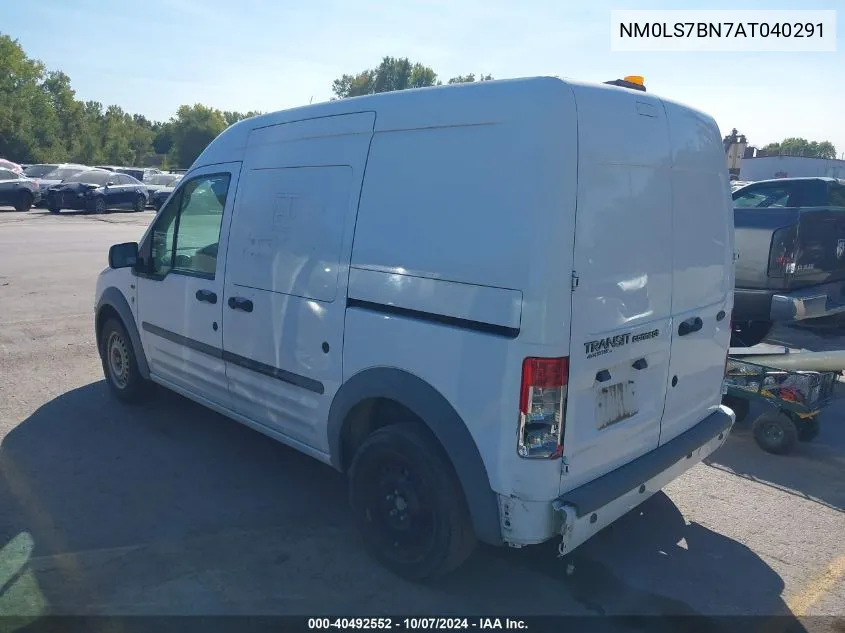 2010 Ford Transit Connect Xlt VIN: NM0LS7BN7AT040291 Lot: 40492552