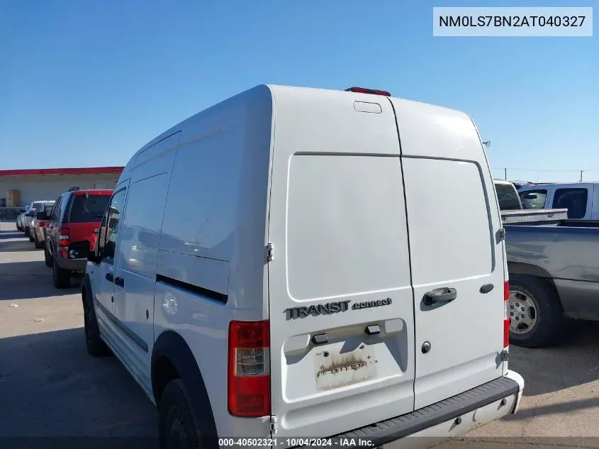 2010 Ford Transit Connect Xlt VIN: NM0LS7BN2AT040327 Lot: 40502321