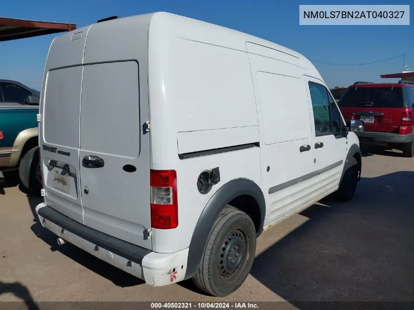 2010 Ford Transit Connect Xlt VIN: NM0LS7BN2AT040327 Lot: 40502321