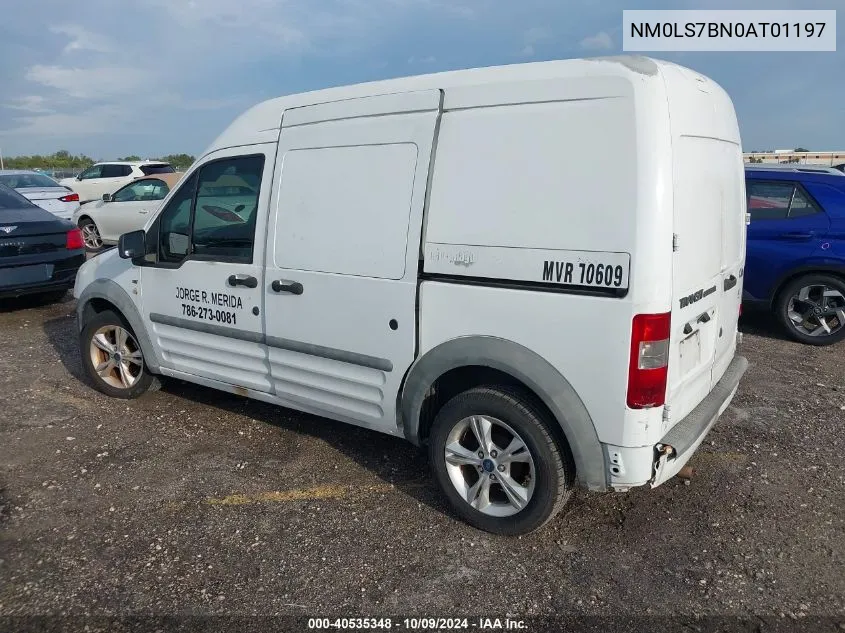 2010 Ford Transit Connect VIN: NM0LS7BN0AT01197 Lot: 40535348