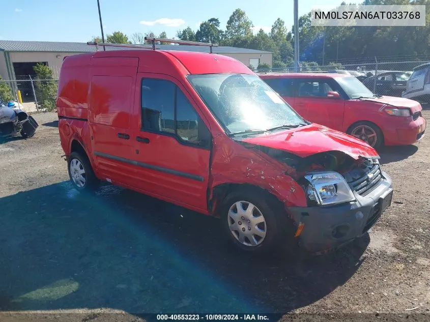 2010 Ford Transit Connect Xl VIN: NM0LS7AN6AT033768 Lot: 40553223