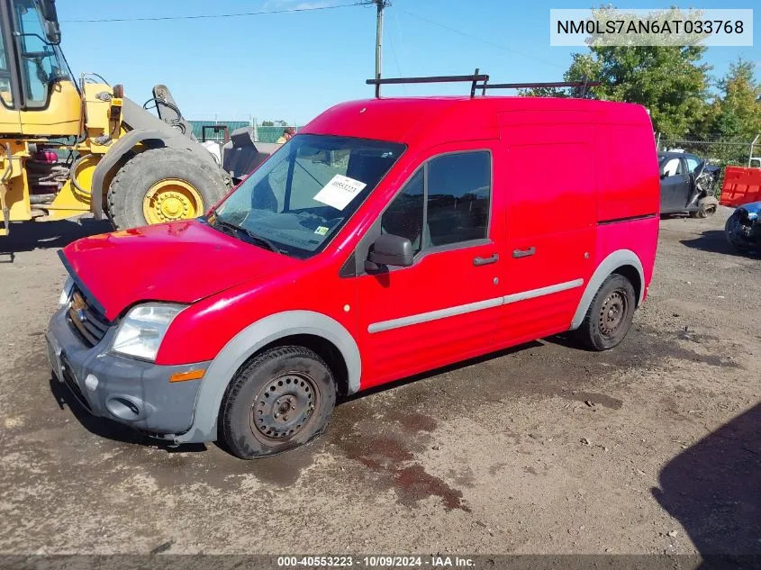 2010 Ford Transit Connect Xl VIN: NM0LS7AN6AT033768 Lot: 40553223