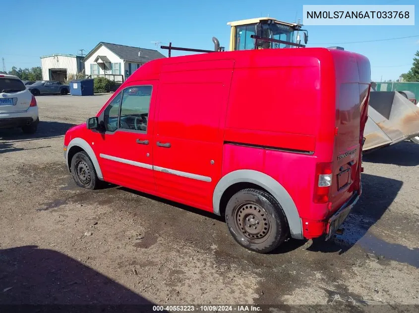 2010 Ford Transit Connect Xl VIN: NM0LS7AN6AT033768 Lot: 40553223