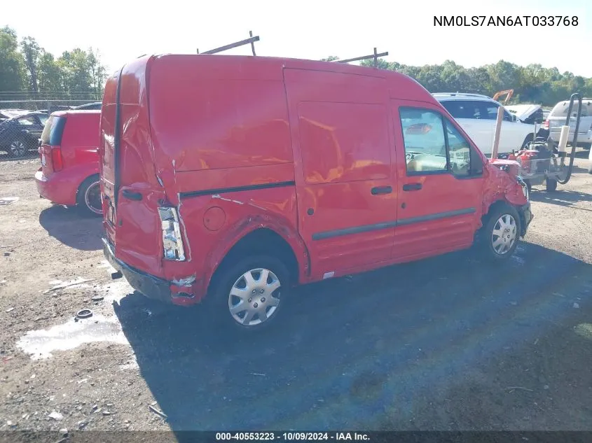 2010 Ford Transit Connect Xl VIN: NM0LS7AN6AT033768 Lot: 40553223