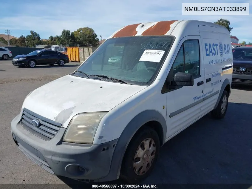 2010 Ford Transit Connect Xl VIN: NM0LS7CN3AT033899 Lot: 40566897