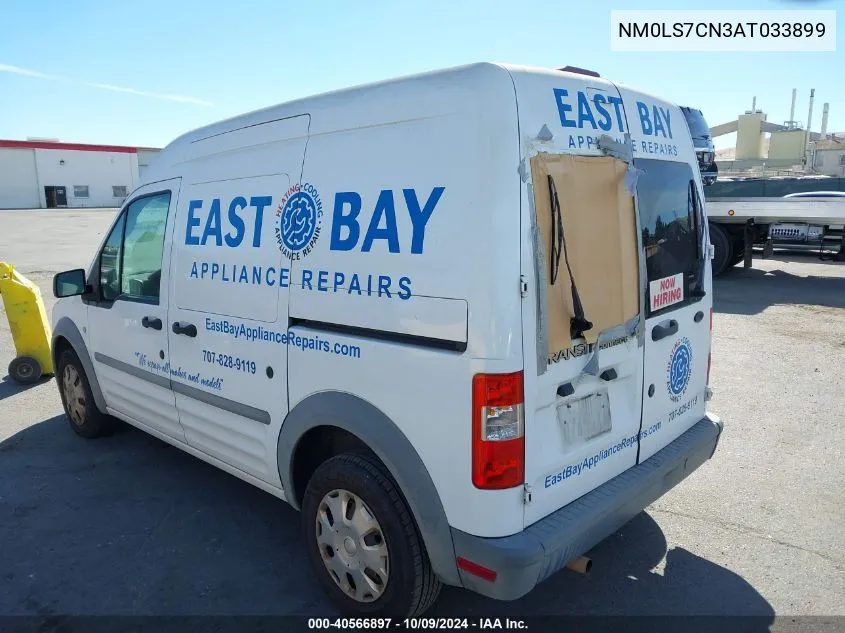 2010 Ford Transit Connect Xl VIN: NM0LS7CN3AT033899 Lot: 40566897