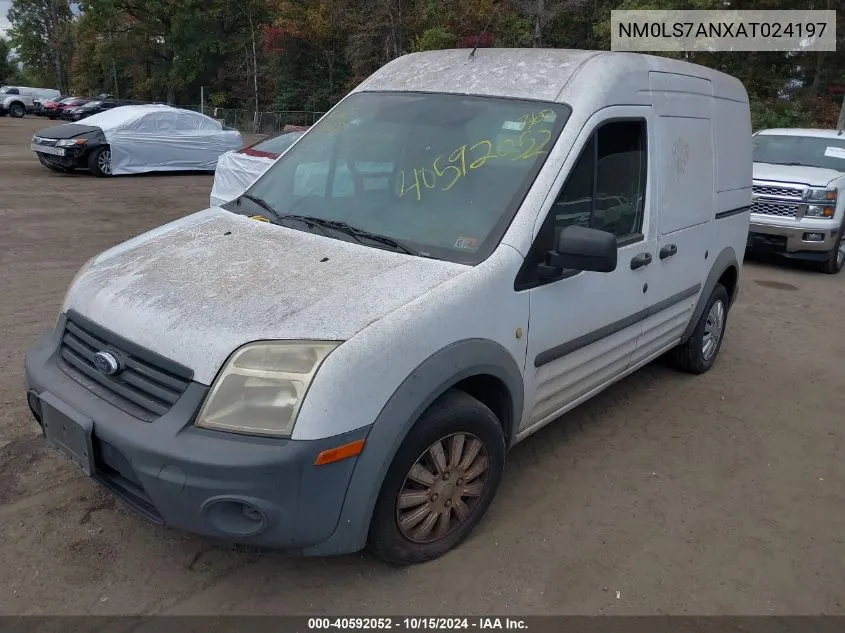 2010 Ford Transit Connect Xl VIN: NM0LS7ANXAT024197 Lot: 40592052