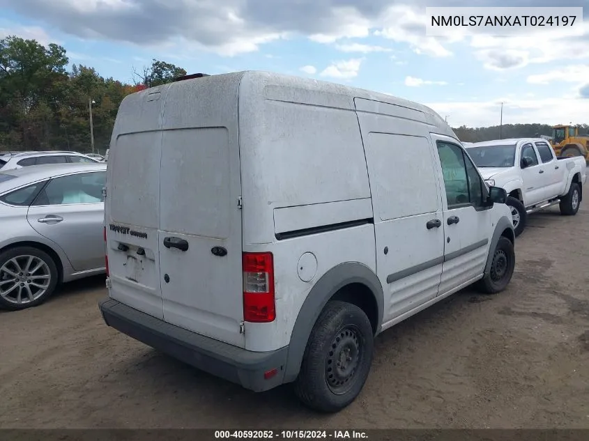 2010 Ford Transit Connect Xl VIN: NM0LS7ANXAT024197 Lot: 40592052