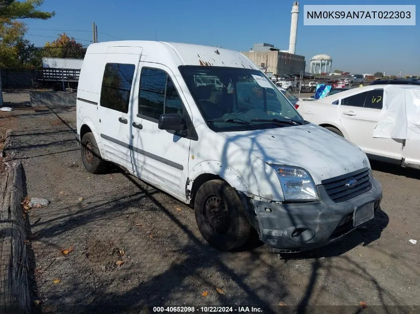 2010 Ford Transit Connect Xl VIN: NM0KS9AN7AT022303 Lot: 40652098