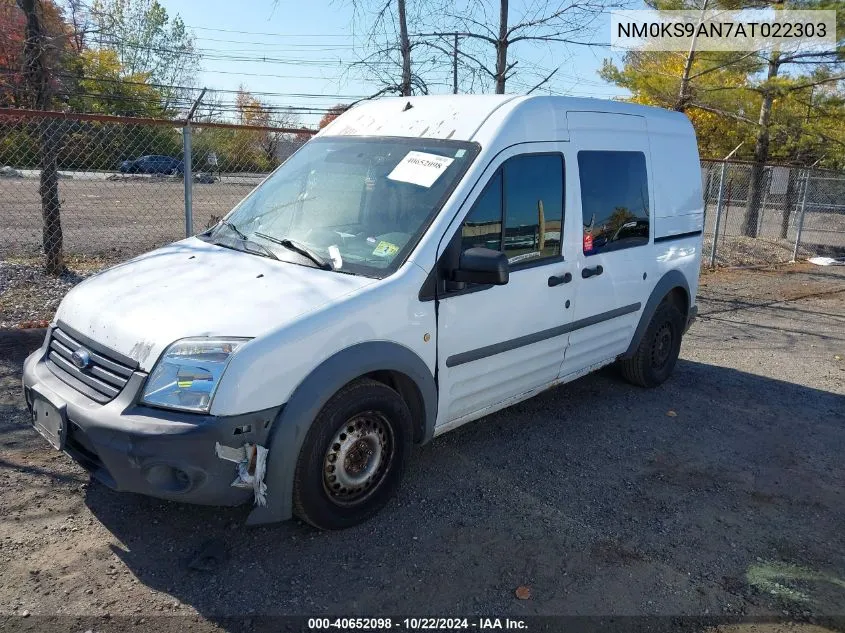 2010 Ford Transit Connect Xl VIN: NM0KS9AN7AT022303 Lot: 40652098