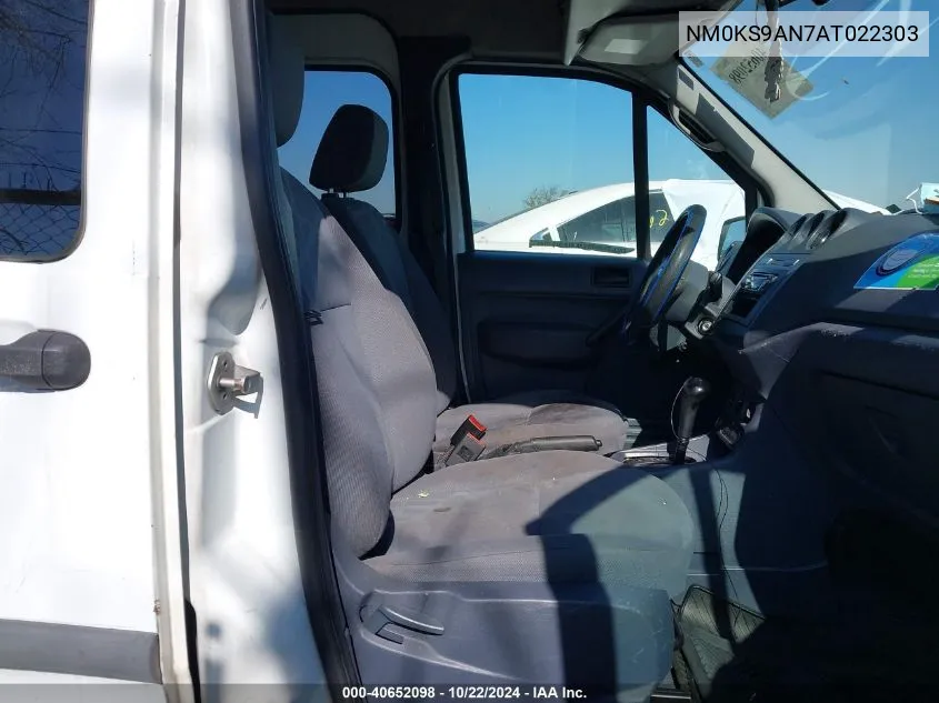 2010 Ford Transit Connect Xl VIN: NM0KS9AN7AT022303 Lot: 40652098