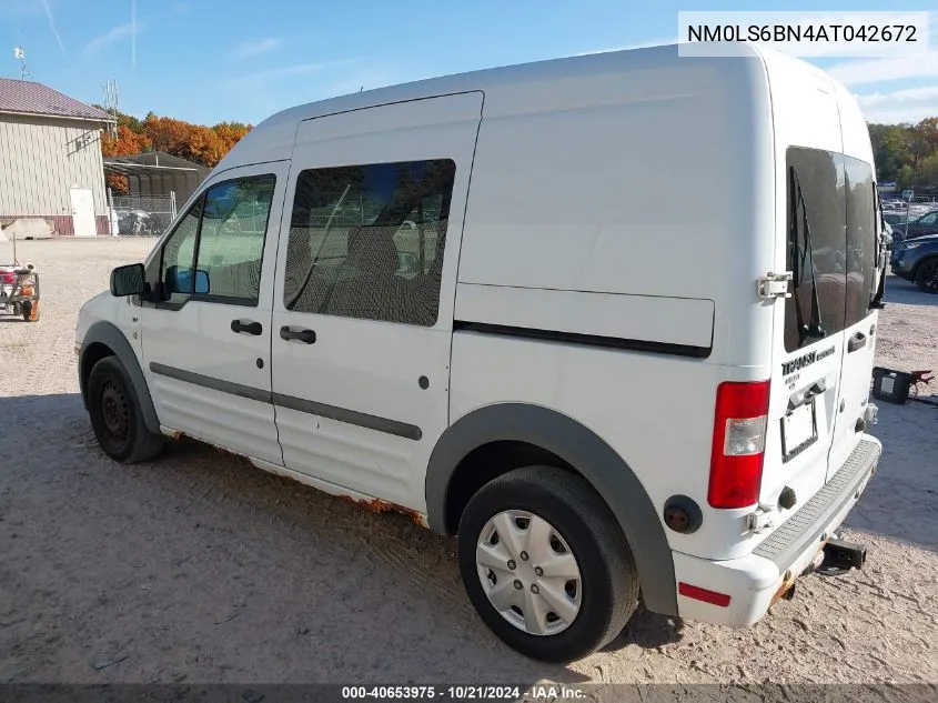 2010 Ford Transit Connect Xlt VIN: NM0LS6BN4AT042672 Lot: 40653975