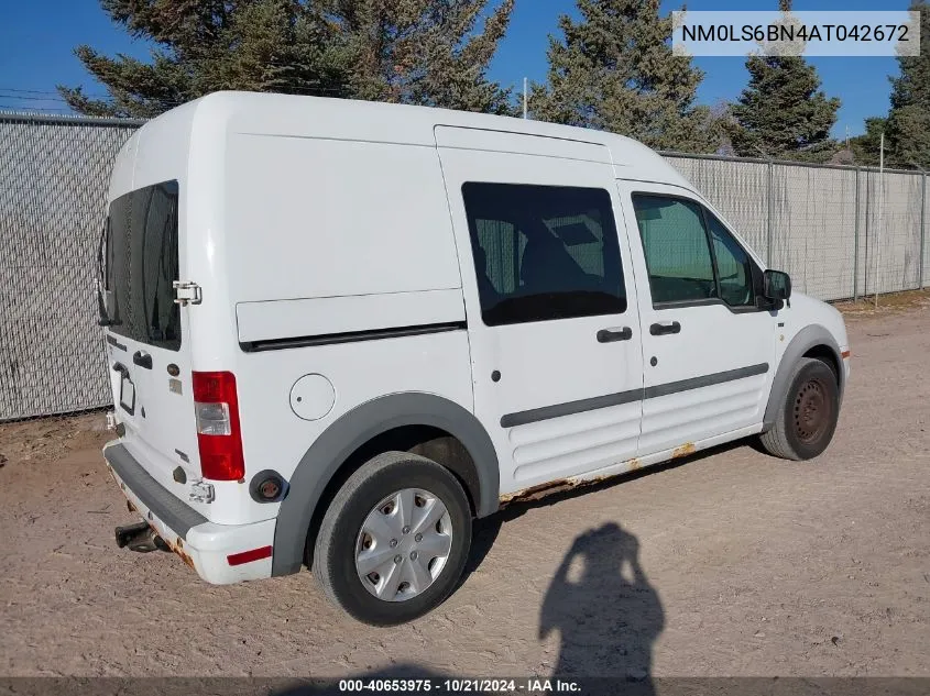 2010 Ford Transit Connect Xlt VIN: NM0LS6BN4AT042672 Lot: 40653975