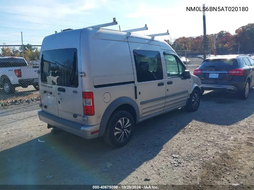 2010 Ford Transit Connect Xlt VIN: NM0LS6BN5AT020180 Lot: 40675098