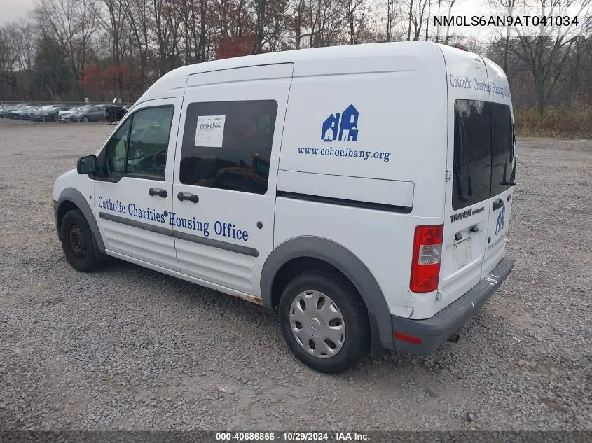 2010 Ford Transit Connect Xl VIN: NM0LS6AN9AT041034 Lot: 40686866