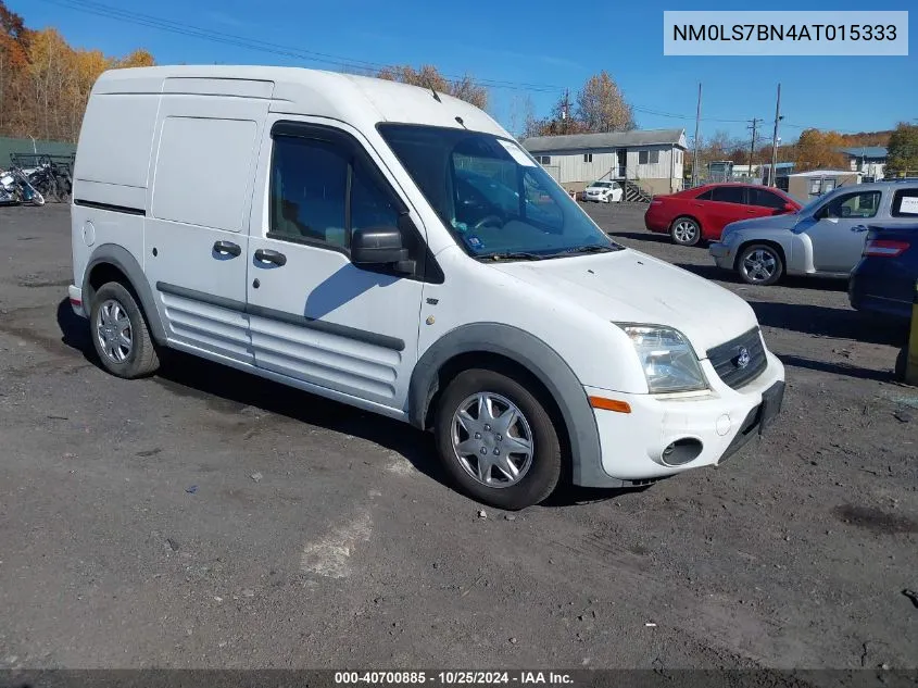 2010 Ford Transit Connect Xlt VIN: NM0LS7BN4AT015333 Lot: 40700885