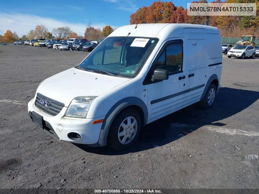 2010 Ford Transit Connect Xlt VIN: NM0LS7BN4AT015333 Lot: 40700885