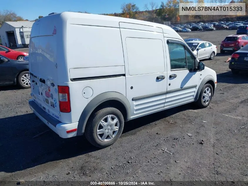 2010 Ford Transit Connect Xlt VIN: NM0LS7BN4AT015333 Lot: 40700885