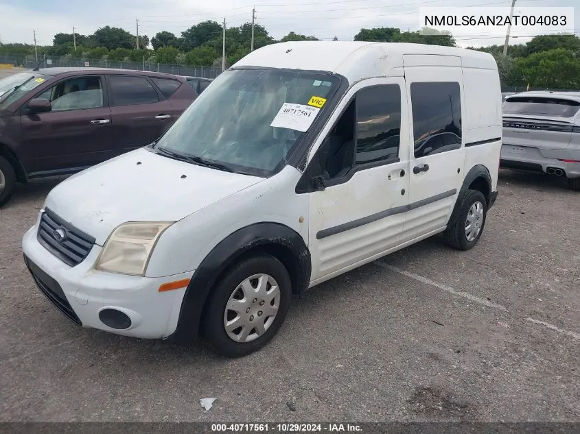 2010 Ford Transit Connect Xl VIN: NM0LS6AN2AT004083 Lot: 40717561