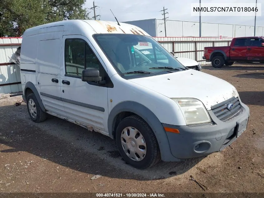 2010 Ford Transit Connect Xl VIN: NM0LS7CN7AT018046 Lot: 40741521