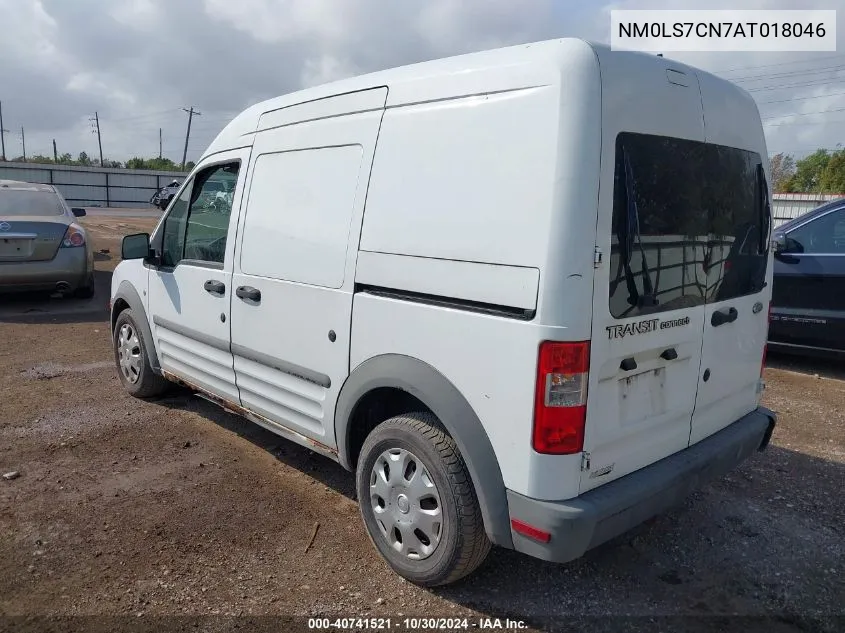 2010 Ford Transit Connect Xl VIN: NM0LS7CN7AT018046 Lot: 40741521