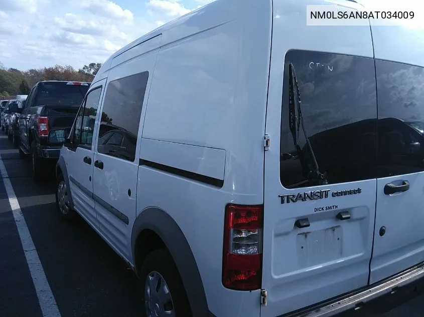 2010 Ford Transit Connect Xl VIN: NM0LS6AN8AT034009 Lot: 40775966