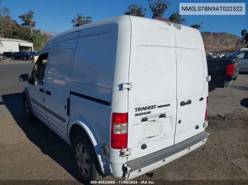 2010 Ford Transit Connect Xlt VIN: NM0LS7BN9AT022522 Lot: 40820969