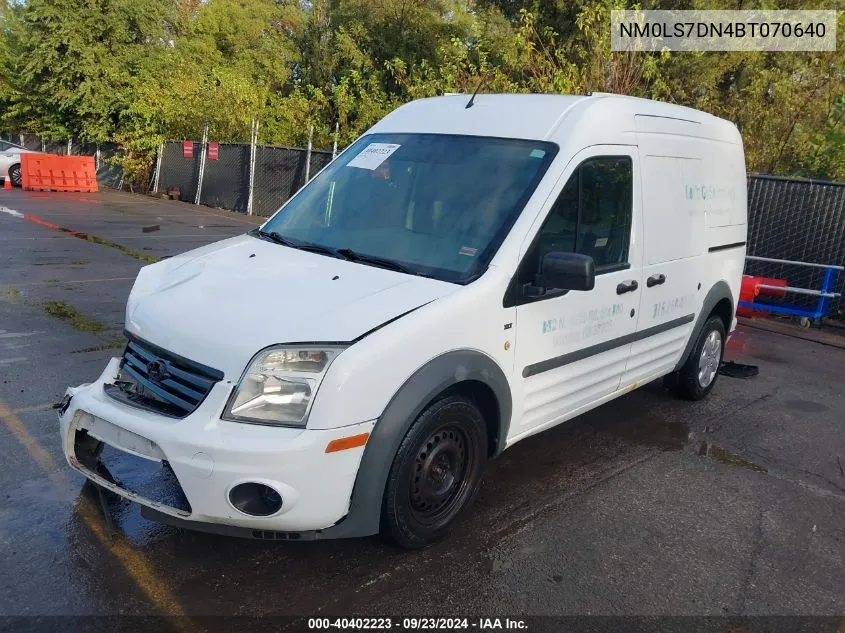 2011 Ford Transit Connect Xlt VIN: NM0LS7DN4BT070640 Lot: 40402223