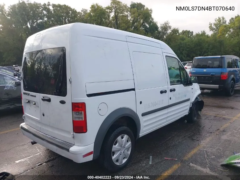 2011 Ford Transit Connect Xlt VIN: NM0LS7DN4BT070640 Lot: 40402223