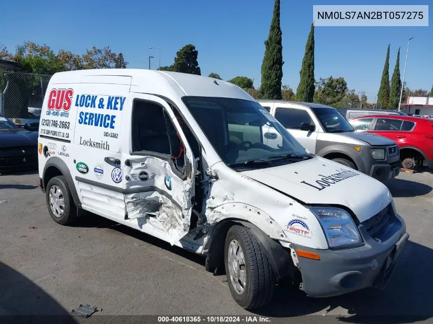 2011 Ford Transit Connect Xl VIN: NM0LS7AN2BT057275 Lot: 40618365