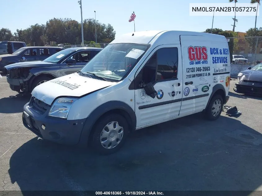 2011 Ford Transit Connect Xl VIN: NM0LS7AN2BT057275 Lot: 40618365