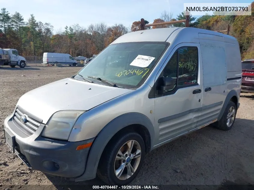 2011 Ford Transit Connect Xl VIN: NM0LS6AN2BT073793 Lot: 40704467