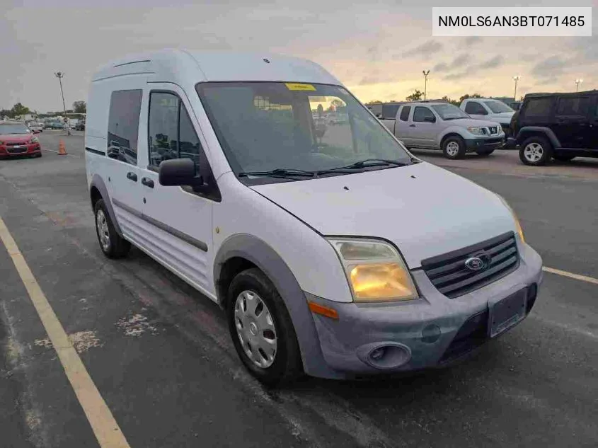 2011 Ford Transit Connect Xl VIN: NM0LS6AN3BT071485 Lot: 40789084