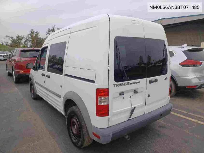 2011 Ford Transit Connect Xl VIN: NM0LS6AN3BT071485 Lot: 40789084